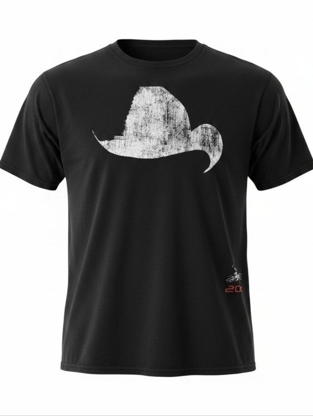 Gildan Dwight Yoakam Black Short-Sleeve Tee. 2025 Concert Merch. Mens 2XL